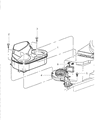 Diagram for 1995 Dodge Viper Blower Motor Resistor - 4874453