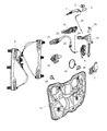 Diagram for 2014 Jeep Cherokee Door Latch Assembly - 68164358AA