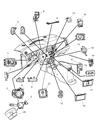 Diagram for Chrysler Aspen Headlight Switch - 68023123AB