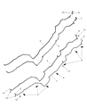 Diagram for Dodge Durango A/C Hose - 68157046AA