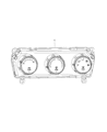 Diagram for 2011 Dodge Challenger A/C Switch - 55111463AC