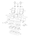 Diagram for 2019 Jeep Cherokee Seat Cover - 6ST12CV5AA