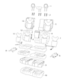 Diagram for 2017 Jeep Cherokee Armrest - 1WD48HL1AB