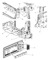 Diagram for Jeep Wrangler Grille - 5KJ01DX9AC