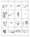 Diagram for 1997 Jeep Grand Cherokee Cruise Control Switch - 56007337