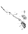 Diagram for Chrysler Pacifica Shift Cable - 4683978AE