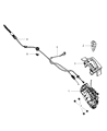 Diagram for Chrysler Pacifica Automatic Transmission Shift Levers - 5273833AA