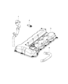 Diagram for Jeep Renegade PCV Valve Hose - 5047655AB