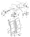 Diagram for 2002 Dodge Sprinter 3500 License Plate - 5125189AA