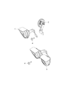 Diagram for Mopar Horn - 68229241AA