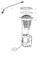 Diagram for Dodge Ram 2500 Fuel Pump - 68004518AA