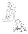 Diagram for 2007 Dodge Avenger Seat Belt - YX321D5AC