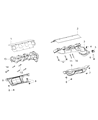 Diagram for Dodge Durango Exhaust Heat Shield - 53032968AD