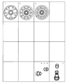 Diagram for 1998 Dodge Neon Spare Wheel - PL54PAK