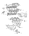 Diagram for Chrysler PT Cruiser Intake Manifold - 4884437AA