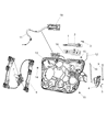 Diagram for 2011 Dodge Durango Door Latch Assembly - 4589924AC