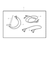 Diagram for Chrysler Sebring Antenna Mast - 5064710AA