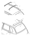 Diagram for Chrysler PT Cruiser Spoiler - XE36TZZAA