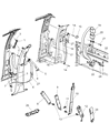 Diagram for 2006 Dodge Ram 2500 Seat Belt - 5GW30BD5AC