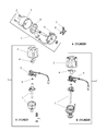 Diagram for 2001 Dodge Dakota Distributor - 4740339AB