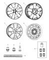 Diagram for 2012 Dodge Journey Spare Wheel - 4726149AA