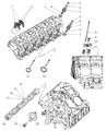 Diagram for Mopar Camshaft Thrust Plate - 5245359