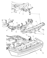 Diagram for Dodge Bumper - 5JE57TZZAA