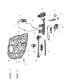 Diagram for Ram 1500 Window Motor - 68321315AA