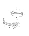 Diagram for Jeep Parking Assist Distance Sensor - 68426445AA