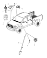 Diagram for Dodge Ram 3500 Transmitter - 5026224AM