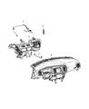 Diagram for Chrysler Blower Motor Resistor - 68224171AB