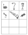 Diagram for 2000 Jeep Grand Cherokee Oxygen Sensor - 56041676AA