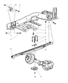 Diagram for Dodge Dakota Leaf Spring - 52106765AF