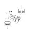 Diagram for 2007 Jeep Grand Cherokee Shift Indicator - 52124146AC