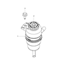 Diagram for 2016 Dodge Journey Power Steering Reservoir - 5154404AA