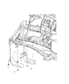 Diagram for 2010 Jeep Grand Cherokee Air Duct - 5029993AC