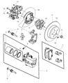 Diagram for 2005 Dodge Magnum Brake Disc - 4779209AB