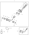 Diagram for Ram Pinion Bearing - 68454736AA