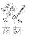 Diagram for 2018 Ram 1500 Differential - 68053299AG