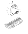 Diagram for Ram 3500 Intake Manifold Gasket - 68444746AA