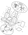 Diagram for Dodge Ram 4500 Seat Cover - 1DL651D5AA