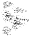 Diagram for 2002 Chrysler 300M Steering Column Cover - LJ85WL8