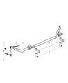 Diagram for 2007 Dodge Nitro Sway Bar Kit - 52109876AC