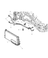 Diagram for Chrysler 300M Oil Cooler - 5010360AC