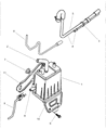 Diagram for Chrysler Grand Voyager Vapor Canister - 5281263