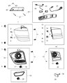 Diagram for Chrysler Sebring Side Marker Light - 4806224AE