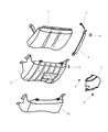 Diagram for 2000 Jeep Grand Cherokee Fuel Tank Strap - 52080143AA