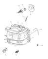 Diagram for 1998 Jeep Grand Cherokee Side Marker Light - 56005098AB