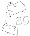 Diagram for Jeep Liberty Liftgate Hinge - 55360217AB