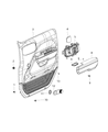 Diagram for 2021 Jeep Gladiator Armrest - 6RL55CV5AC